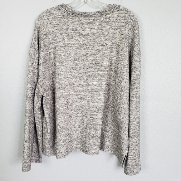 DAILY RITUAL Semi Cropped Wide Sleeve Ultra Soft Jersey Knit Sweatshirt Sz XL - Picture 6 of 8